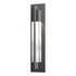 Hubbardton Forge Axis Large Outdoor Sconce in Coastal Oil Rubbed Bronze Finish Model: 306405-SKT-14-ZM0333