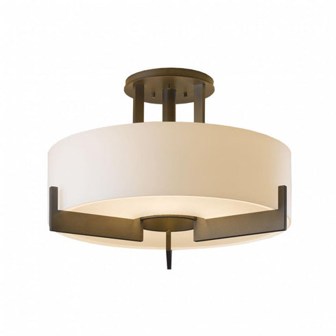 Hubbardton Forge Axis Semi Flush Model: 126403-SKT-25-GG0216