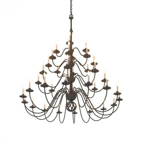 Hubbardton Forge Ball Basket 36 Arm Chandelier Model: 191572-SKT-82