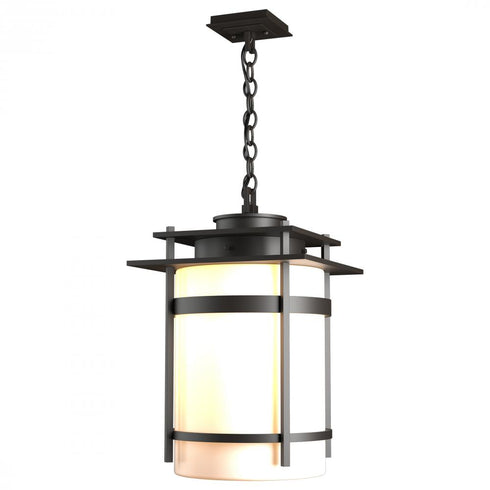 Hubbardton Forge Banded Large Outdoor Fixture in Coastal Oil Rubbed Bronze Finish Model: 365894-SKT-14-GG0148