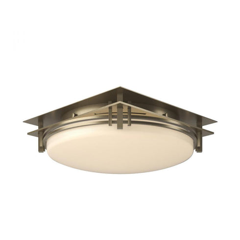 Hubbardton Forge Banded Semi Flush Model: 124394-SKT-82-GG0097