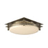 Hubbardton Forge Banded Semi Flush Model: 124394-SKT-82-GG0097