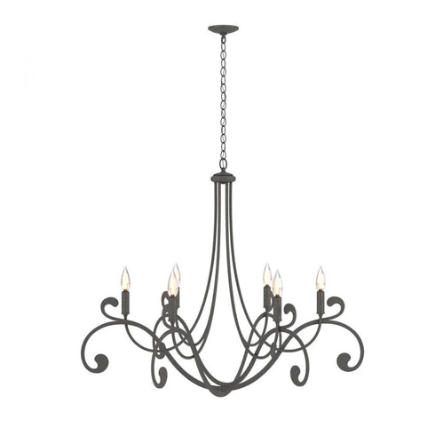 Hubbardton Forge Bella 6 Arm Chandelier Model: 105055-SKT-03