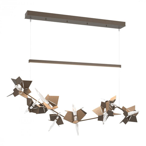 Hubbardton Forge Belladonna LED Pendant in Bronze Finish Model: 139813-LED-STND-05-05-CR
