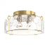 Hubbardton Forge Bow Large Semi Flush Model: 121145-SKT-86-GG0216