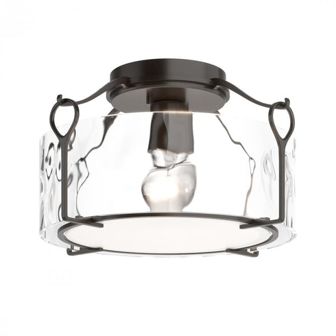 Hubbardton Forge Bow Medium Semi Flush Model: 121142-SKT-14-GG0218