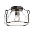 Hubbardton Forge Bow Medium Semi Flush Model: 121142-SKT-14-GG0218
