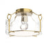 Hubbardton Forge Bow Medium Semi Flush Model: 121142-SKT-86-LL0218