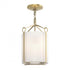 Hubbardton Forge Bow Semi Flush Model: 121140-SKT-86-GG0137