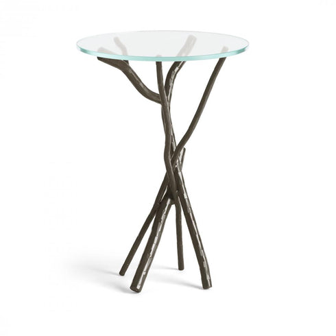 Hubbardton Forge Brindille Accent Table in Bronze Finish Model: 750110-05-VA0715