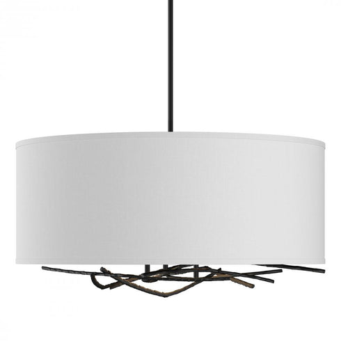 Hubbardton Forge Brindille Drum Shade Pendant Model: 137665-SKT-MULT-84-SE2201