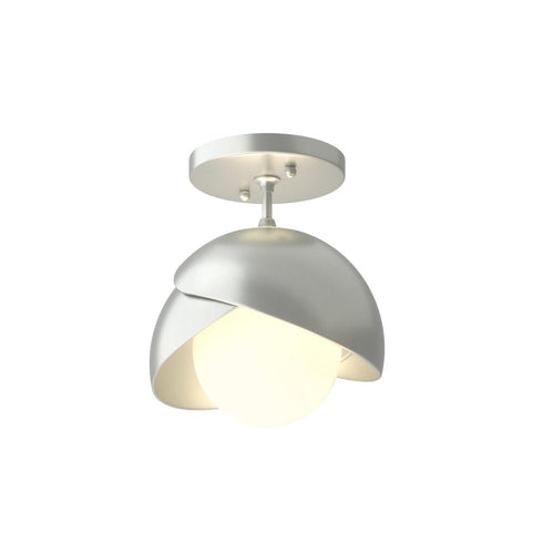 Hubbardton Forge Brooklyn 1 Light Double Shade Semi Flush Model: 121377-SKT-82-20-GG0711