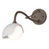 Hubbardton Forge Brooklyn 1 Light Single Shade Long Arm Sconce in Bronze Finish Model: 201376-SKT-05-02-GG0711