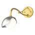 Hubbardton Forge Brooklyn 1 Light Single Shade Long Arm Sconce in Bronze Finish Model: 201376-SKT-05-02-GG0711