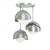 Hubbardton Forge Brooklyn 3 Light Double Shade Semi Flush Model: 121374-SKT-82-07-GG0711