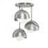 Hubbardton Forge Brooklyn 3 Light Double Shade Semi Flush Model: 121374-SKT-85-20-GG0711