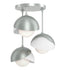 Hubbardton Forge Brooklyn 3 Light Double Shade Semi Flush Model: 121374-SKT-89-10-GG0711