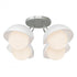 Hubbardton Forge Brooklyn 4 Light Single Shade Semi Flush Model: 121375-SKT-89-10-GG0711