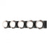 Hubbardton Forge Brooklyn 5 Light Straight Double Shade Bath Sconce in Black Finish Model: 201379-SKT-10-02-GG0711