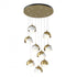 Hubbardton Forge Brooklyn 9 Light Double Shade Pendant Model: 131105-SKT-LONG-05-89-GG0711