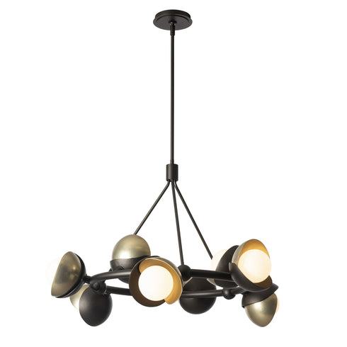 Hubbardton Forge Brooklyn 9 Light Double Shade Ring Pendant Model: 131068-SKT-MULT-20-85-GG0711