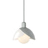 Hubbardton Forge Brooklyn Double Shade Art Glass Mini Pendant in White Finish Model: 181184-SKT-MULT-02-BB0757