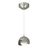 Hubbardton Forge Brooklyn Double Shade Low Voltage Mini Pendant in Bronze Finish Model: 161183-SKT-STND-05-02-GG0711