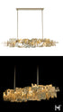 Hubbardton Forge Brutus Large Pendant in Modern Brass Finish Model: 401311-SKT-MULT-86