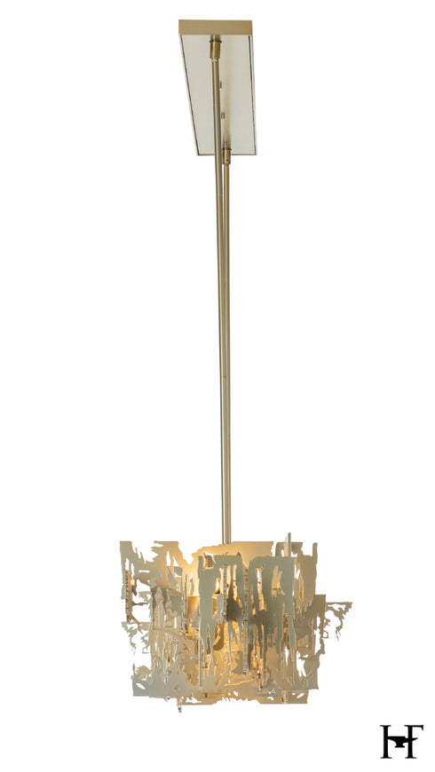 Hubbardton Forge Brutus Large Pendant in Modern Brass Finish Model: 401311-SKT-MULT-86