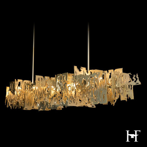 Hubbardton Forge Brutus Large Pendant in Modern Brass Finish Model: 401311-SKT-MULT-86