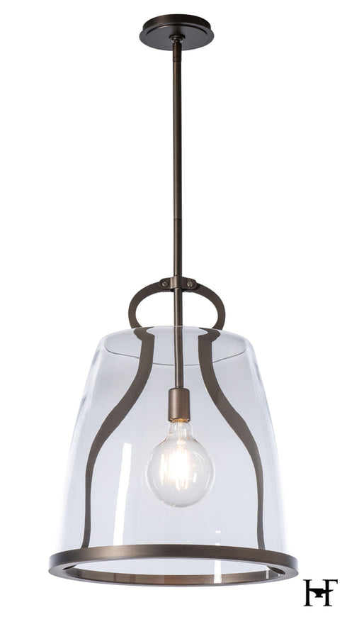 Hubbardton Forge Caliper Large Pendant in Dark Smoke Finish Model: 131066-SKT-MULT-07-ZM0819