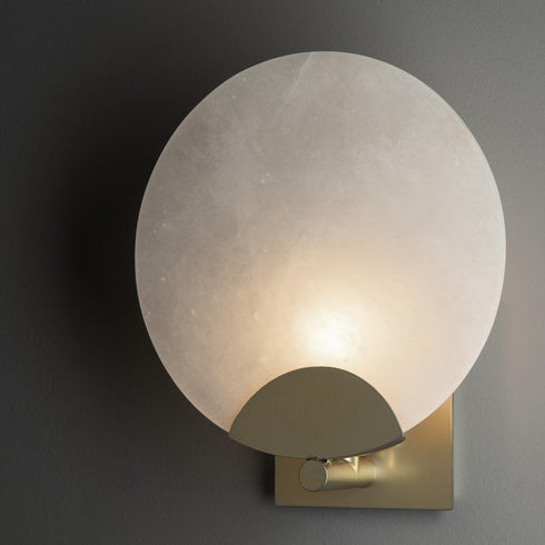 Hubbardton Forge Callisto 1 Light Sconce in White Finish Model: 201059-SKT-02-AR