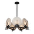 Hubbardton Forge Callisto 7 Light Pendant Model: 131059-SKT-MULT-84-AR