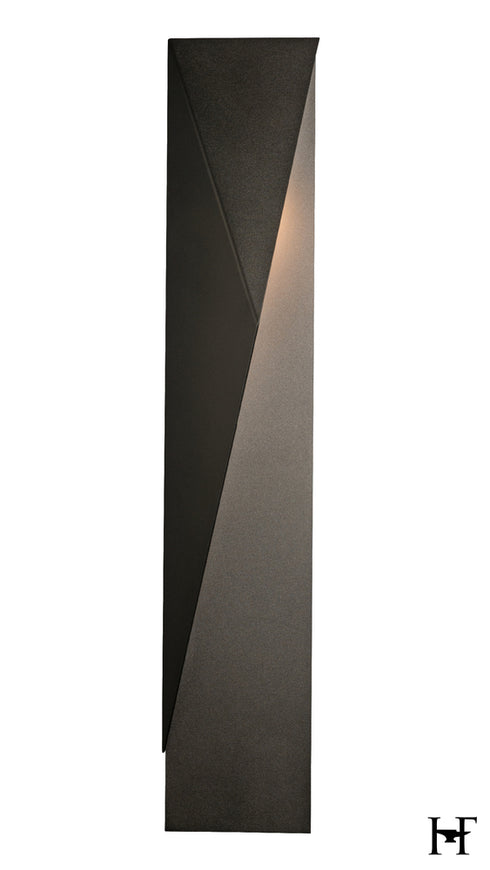 Hubbardton Forge Carbon Medium Outdoor Sconce in Coastal Oil Rubbed Bronze Finish Model: 302043-SKT-LFT-14