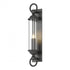 Hubbardton Forge Cavo Large Outdoor Wall Sconce in Coastal Oil Rubbed Bronze Finish Model: 303080-SKT-14-GG0034