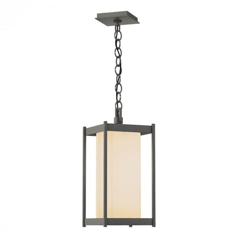 Hubbardton Forge Cela Large Outdoor Lantern in Coastal Oil Rubbed Bronze Finish Model: 362023-SKT-14-GG0731