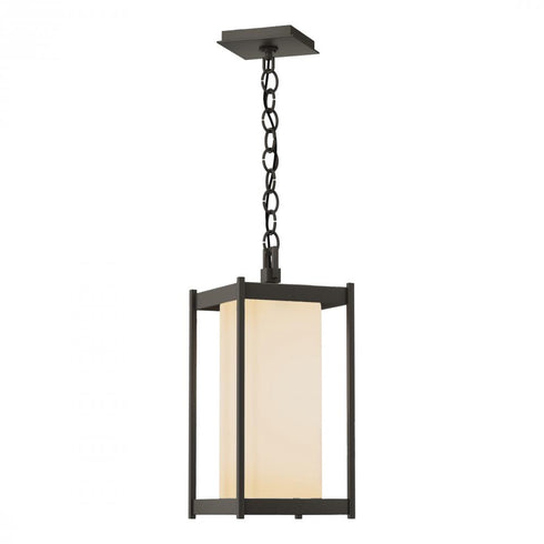 Hubbardton Forge Cela Large Outdoor Lantern in Coastal Oil Rubbed Bronze Finish Model: 362023-SKT-14-GG0731