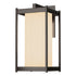 Hubbardton Forge Cela Large Outdoor Sconce in Coastal Oil Rubbed Bronze Finish Model: 302023-SKT-14-GG0731