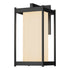 Hubbardton Forge Cela Large Outdoor Sconce in Coastal Oil Rubbed Bronze Finish Model: 302023-SKT-14-GG0731