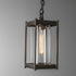 Hubbardton Forge Cela Medium Outdoor Lantern in Coastal Oil Rubbed Bronze Finish Model: 362021-SKT-14-GG0730
