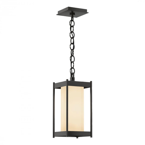 Hubbardton Forge Cela Medium Outdoor Lantern in Coastal Oil Rubbed Bronze Finish Model: 362021-SKT-14-GG0730