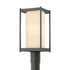 Hubbardton Forge Cela Outdoor Post Light in Coastal Oil Rubbed Bronze Finish Model: 342021-SKT-14-GG0732