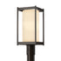 Hubbardton Forge Cela Outdoor Post Light in Coastal Oil Rubbed Bronze Finish Model: 342021-SKT-14-GG0732