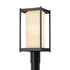 Hubbardton Forge Cela Outdoor Post Light in Coastal Oil Rubbed Bronze Finish Model: 342021-SKT-14-GG0732