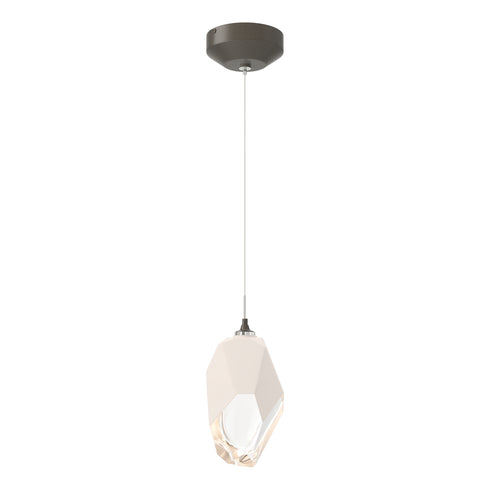 Hubbardton Forge Chrysalis 1 Light Large Pendant in White Finish Model: 161189-SKT-STND-02-BP0755