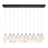 Hubbardton Forge Chrysalis 10 Light Large Crystal Pendant Model: 131144-SKT-STND-85-WP0755