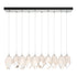 Hubbardton Forge Chrysalis 10 Light Large Crystal Pendant Model: 131144-SKT-STND-85-WP0755