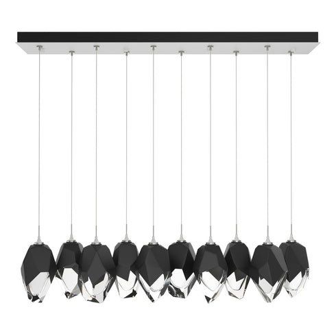 Hubbardton Forge Chrysalis 10 Light Large Crystal Pendant Model: 131144-SKT-STND-85-WP0755