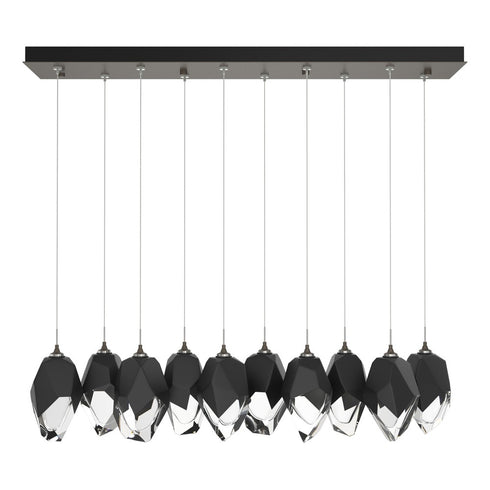 Hubbardton Forge Chrysalis 10 Light Large Crystal Pendant Model: 131144-SKT-STND-86-WP0755
