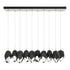 Hubbardton Forge Chrysalis 10 Light Large Crystal Pendant Model: 131144-SKT-STND-86-WP0755